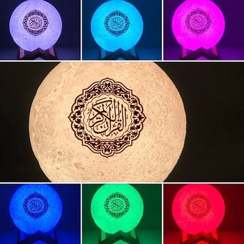 Wireless Remote Moon Lamp Multicolour