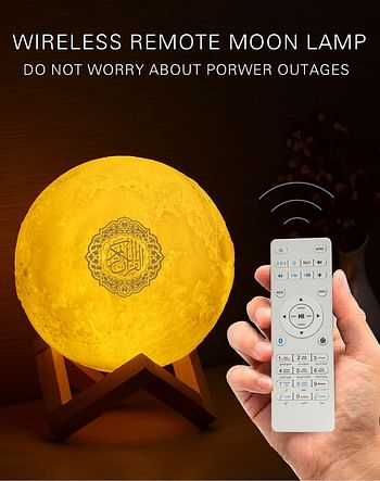 Wireless Remote Moon Lamp Multicolour