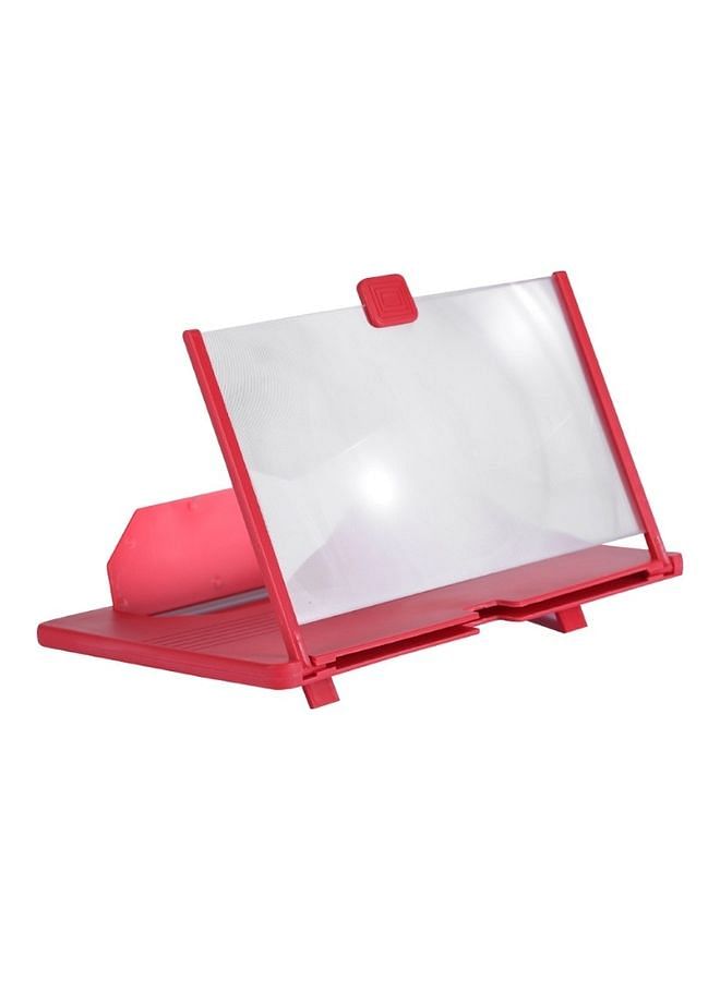 Mobile And Tablet Screen Magnifier Holder Red