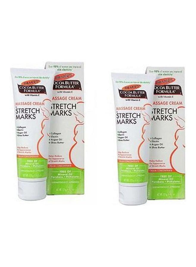 Massage Cream For Stretch Marks With Cocoa Butter - 2 Pcs 125grams