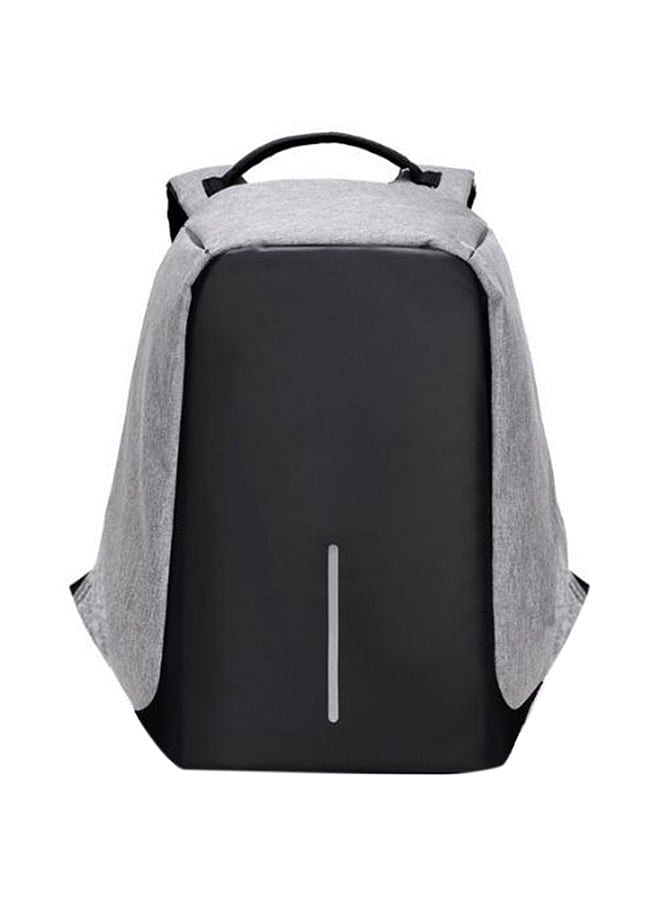 Anti-Theft Laptop Backback Black/Grey