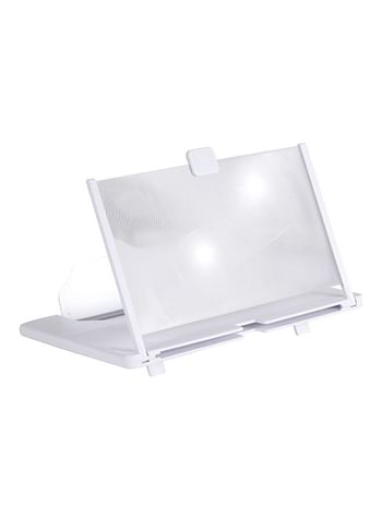 Mobile And Tablet Screen Magnifier Holder White