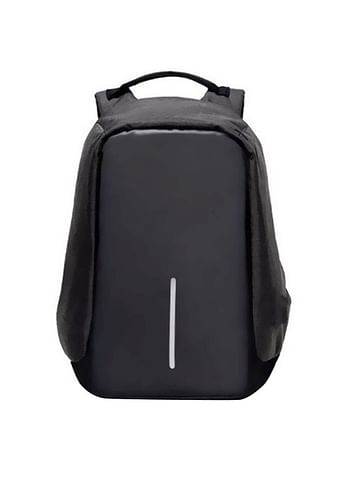 Anti Theft Backpack With USB Charging Port Black