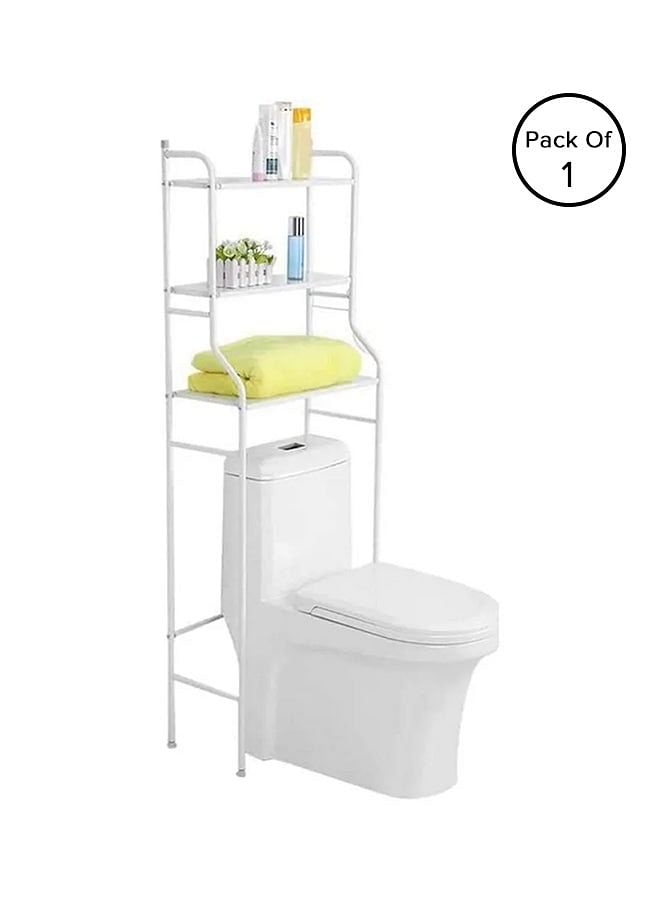 Over Toilet Storage Bathroom Shelving White 153x45x25cm