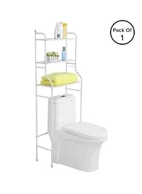 Over Toilet Storage Bathroom Shelving White 153x45x25cm