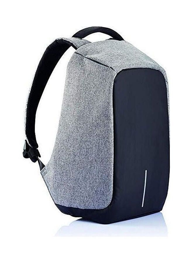 Laptop Backpack Antitheft Water Resistant Business With Usb Charging Port/Headphone Holefit Most Grey