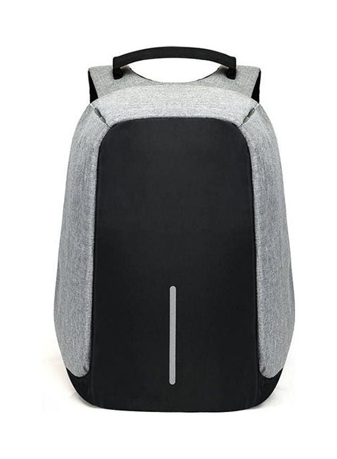 Usb Charging Anti Theft Business Laptop Backpack With Port Fits Slim Travel College Bookbag For Macbook For Women & Men Grey