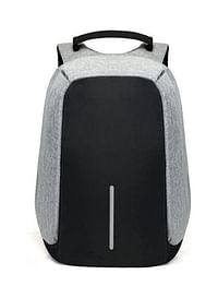 Usb Charging Anti Theft Business Laptop Backpack With Port Fits Slim Travel College Bookbag For Macbook For Women & Men Grey