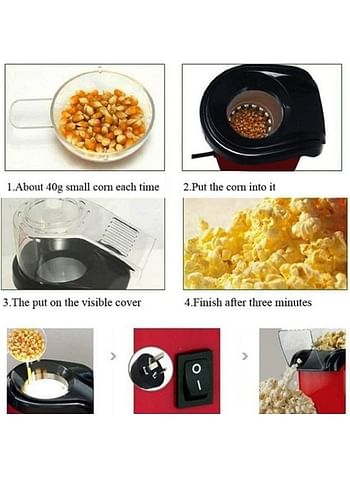 Electric Popcorn Maker Household Automatic Machine NE--TY27 Red