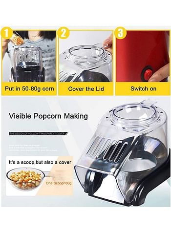 Electric Popcorn Maker Household Automatic Machine NE--TY27 Red