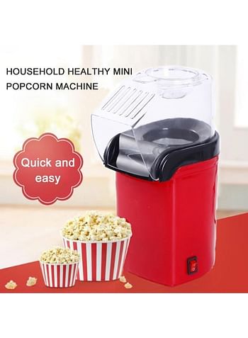 Compact Household Popcorn Machine 1200.0 W H31933US Red/Clear