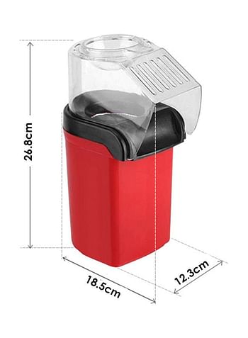 Plastic Popcorn Maker PM02 Red/Black