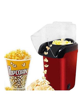 Fast Hot Air Popcorn Popper Machine No Oil Popcorn Maker, Ideal For Watching Movies And Holding Parties In Home Healthy Hot Air Popcorn Popper MS-993147 Red