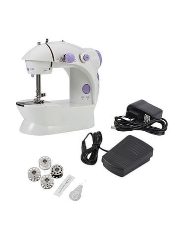 Multifunction Electric Mini Sewing Machine ZK615700 White