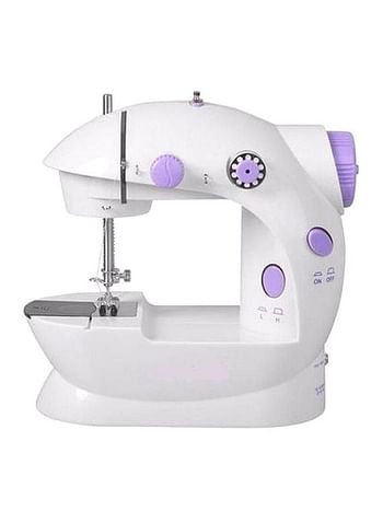 Mini Electric Sewing Machine 150 White/Purple