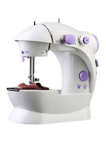 Electric Handheld Desktop Sewing Machine UE0012 White/Purple