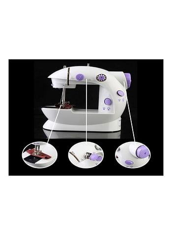 Electric Handheld Desktop Sewing Machine UE0012 White/Purple