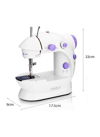 Electric Sewing Machine H16669UK White/Purple