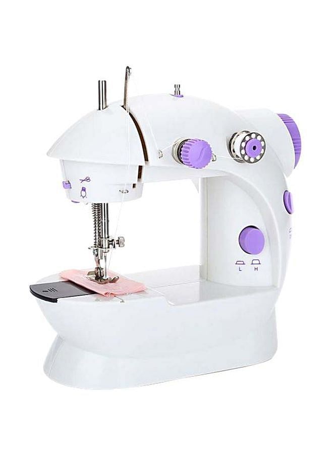 Portable Electric Sewing Machine 255.84908149.17 White/Purple