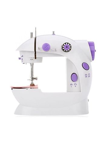 Portable Electric Sewing Machine 255.84908149.17 White/Purple