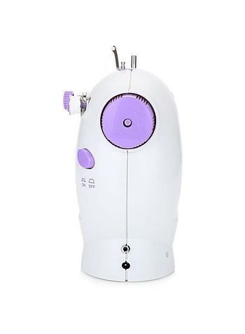 Portable Electric Sewing Machine 255.84908149.17 White/Purple