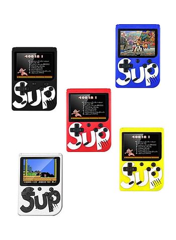 2-Pieces Sup With 400 In 1 Games Retro Portable Mini Handheld Gamepad Console 3.0 Inch Random Colour wireless