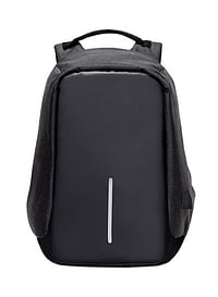 Anti-Theft Backpack With Charging USB Black