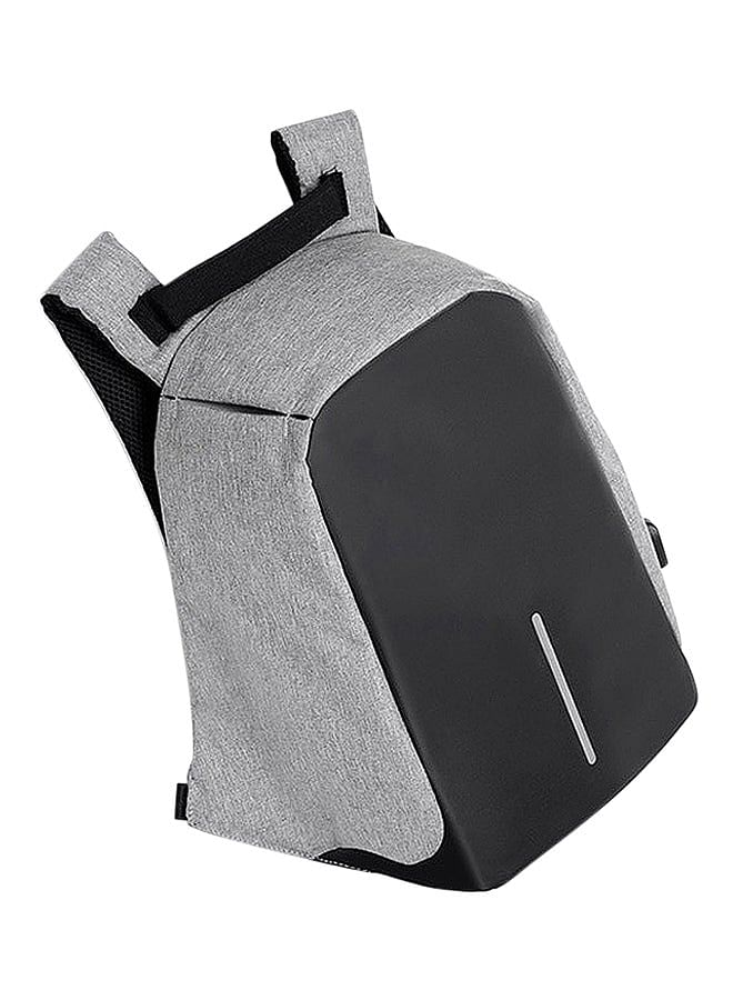 Multifunction Backpack Casual Daypack With USB Connection Grey/Black