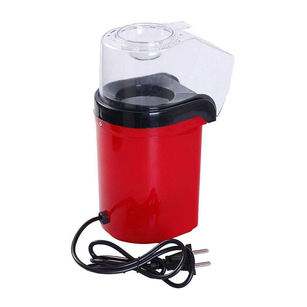 Household Healthy Hot Air Popcorn Popper Maker Machine with Measuring Cup 1200.0 W HP26-LU Red