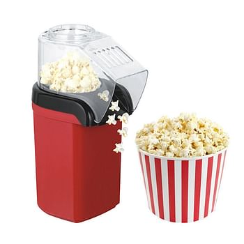 Household Healthy Hot Air Popcorn Popper Maker Machine with Measuring Cup 1200.0 W HP26-LU Red