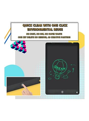 12-Inch Monochrome Screen LCD Writing Tablet with Stylus Drawing Taking Notes Leaving Messages