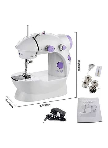 Portable Electric Sewing Machine H32520-US White/Purple