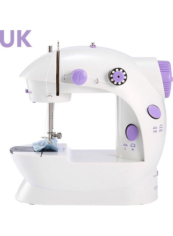 Portable Mini Sewing Machine H15345 White/Purple