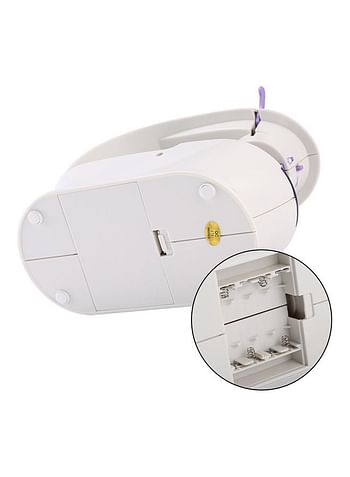 Portable Mini Sewing Machine H15345 White/Purple