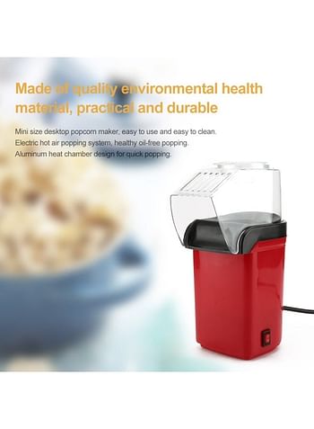 Electric Popcorn Maker 1200W ZM1349204 Red/Clear