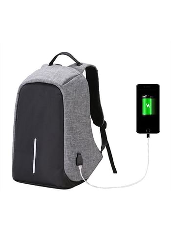 Anti Theft Backpack 15.6 inch Grey