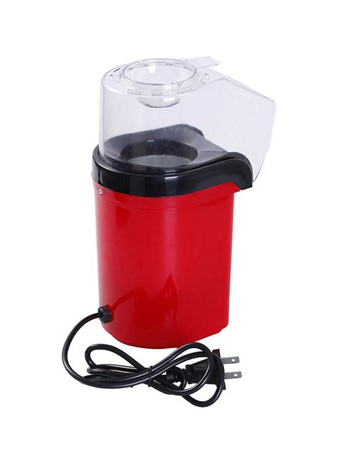 Small Hot Air Popcorn Popper Maker H31933US Red/Black/Clear