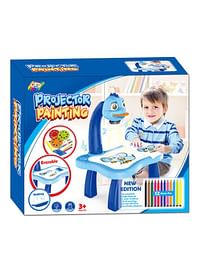 Adjustable Rotating Kids Painting Projector With 12 Colour Markers And 24 Patterns To Trace