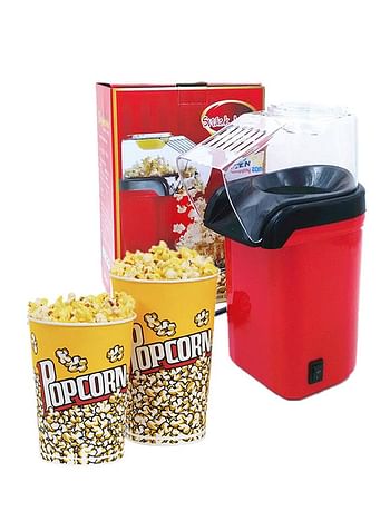 Electric Popcorn Machine 1200.0 W XX-37538R-UK Red/Black/Clear