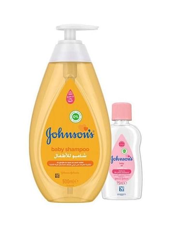 Baby Shampoo 500 ml + Baby oil 75 ml