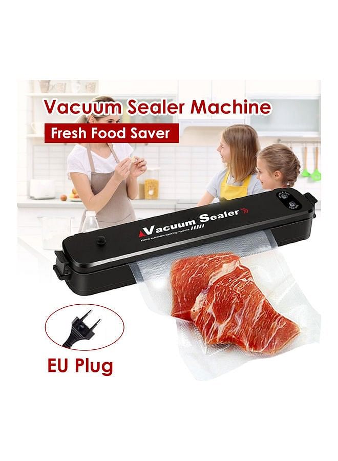 Vacuum Sealer Machine Mini Fresh Food Saver Black 37x5.5x7cm