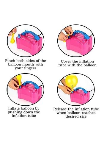 50-Piece Balloons with Electric Pump