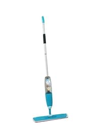 Aluminium Mop With Sprayer White/Blue