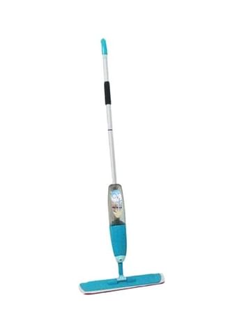 Aluminium Mop With Sprayer White/Blue