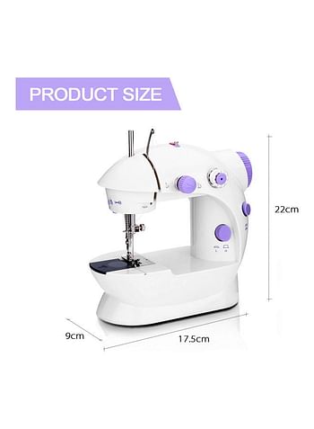 Mini Portable Handheld Sewing Machines Household Multifunctional Clothes Fabrics Electric Sewing Machine white