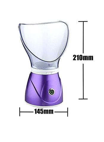 2 In 1 Facial Steamer Pore Cleanser Purple 21cm