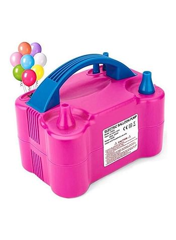 Dual-Nozzle Portable Balloons Air Pump