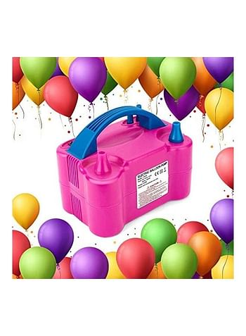 Dual-Nozzle Portable Balloons Air Pump