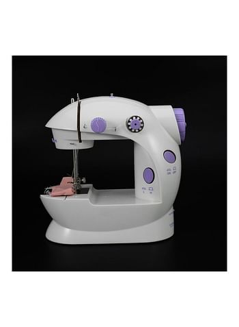 LED Sewing Machine White/Purple/Black 19x9x19centimeter 42102 White/Purple/Black