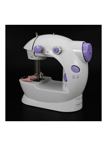 LED Sewing Machine White/Purple/Black 19x9x19centimeter 42102 White/Purple/Black